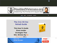 Tablet Screenshot of disabledveterans.org